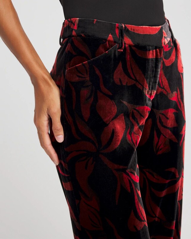 Velvet Rose Slim Ankle Pants - image 4